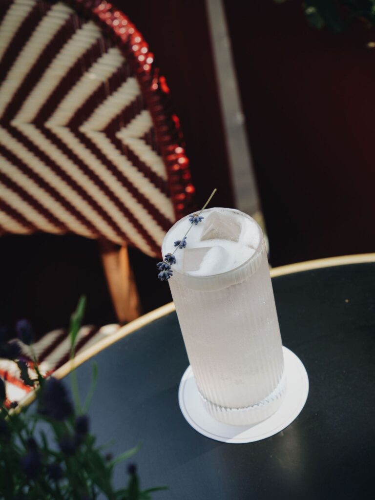 Lavender cocktail